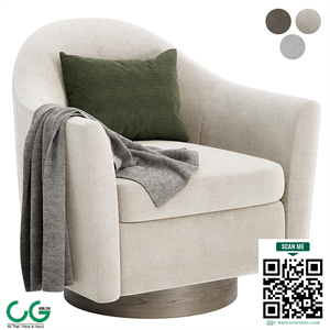 Haven swivel armchair